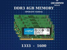 Operativ yaddaş (RAM) "Crucial 4GB DDR3 SODIMM Memory"