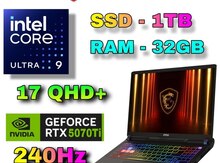MSI Vector 17 HX AI A2XWHG-067XAZ	