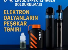 Elektron siqaret təmiri və doldurulması