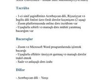Müəllim işi axtarıram