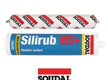 Dərz silikon "Soudal WS+ 600ml qara"