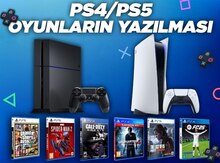PS4 və PS5 oyunların yazılması
