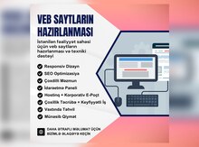 Veb saytların hazırlanması və texniki dəstəyi