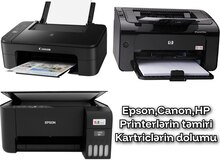 Printer təmiri və kartric doldurulması