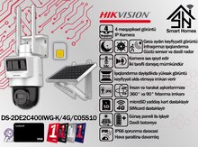 "Hikvision" IP kamerası 4G və günəş paneli ilə DS-2DE2C400IWG-K/4G/C05S10