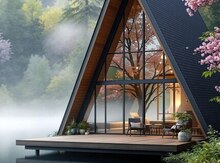  A-Frame evlərin tikintisi