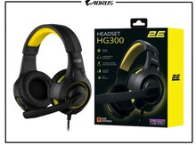 2E GAMING Headset HG300 LED 3.5mm Black