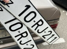 Avtomobil qeydiyyat nişanı - 10-RJ-211