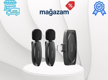 Portativ qulaqlıq mikrofonu "Yesido KR14 Qara"