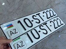 Avtomobil qeydiyyat nişanı - 10-ST-222