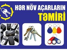 Açar və pultların bərpası