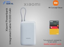 Power bank "Xiaomi Integrated Cable 10000 mAh Blue"
