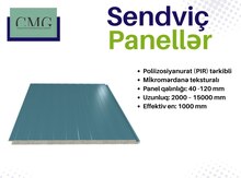 Poliizosiyanurat (PIR) tərkibli mikromərdanəli sendviç panellər