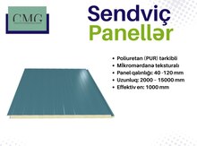 Poliuretan (PUR) tərkibli sendviç panellər