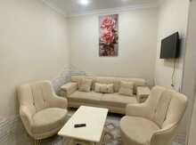 2-otaqlı mənzil kirayə verilir, Sahil m., 50 m²