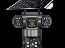 4G sim kartlı solar 360° FHD kamera 12MP/4K+64GB
