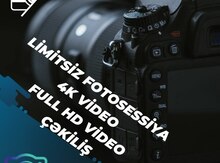 Foto və video çəkiliş xidməti