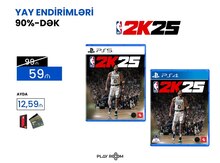 PS 4, 5 oyun diski "NBA 2K25"
