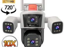 Wi-Fi PTZ kamera 360°FHD 12MP/4K+64GB