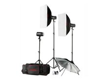 Fotostudio işıq dəsti "Godox mini pioneer 200 kit