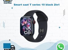 Smart saat "T series 10 black 2in1"