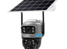 4G Sim kartlı Solar 360° FHD kamera 12MP/4K+64GB