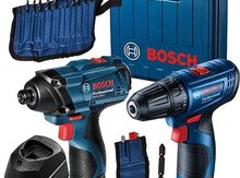 Drel batareyalı "GSR 120-LI+GDR 120-LI in Case BOSCH 06019G8023"