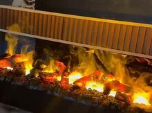 Buxarlı tüstü effektli kamin