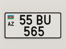 Avtomobil qeydiyyat nişanı - 55-BU-565 