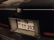 Avtomobil qeydiyyat nişanı - 10-TT-203