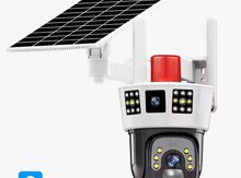 4G Tam simsiz Solar PTZ360° 2 kamera 12MP/4K