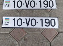 Avtomobil qeydiyyat nişanı - 10-VO-190