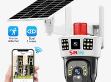 4G Tam simsiz Solar PTZ360° 2 kamera 12MP/4K