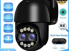 Simsiz Wifi PTZ kamera 360° 3MP/2K +64gb 