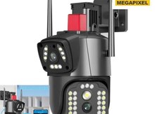 Wifi Simsiz PTZ360° 2 kamera 12MP/4K +64gb 