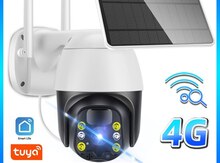 4G Tam simsiz Solar PTZ360° kamera 3MP/2K+64gb