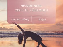 "PlayStation" hesabınıza Tl yüklənməsi 