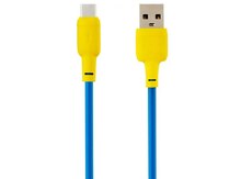 Kabel USB Gelius Full Silicon GP-UCN001C Type-C Yellow/Blue