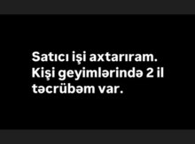 Satıcı-məsləhətçı işi axtarıram