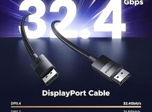 Cable UGREEN  DP114  80390  DP Male to male1.4 Cable 8K/60HZ 1m