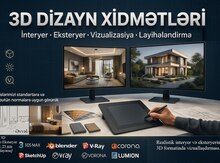 Dizayn 3D İnteryer - Eksteryer
