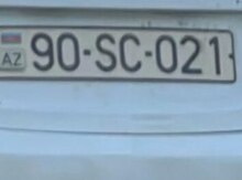 Avtomobil qeydiyyat nişanı - 90-SC-021