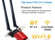 PCI-E kart Wi-Fi 5 1200Mb