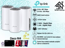 "TP-Link" AC1200 Dual Band Whole Home Wi-Fi Mesh System Deco M4 3-Pack