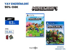 PlayStation 4/5 üçün "Minecraft" oyun diski