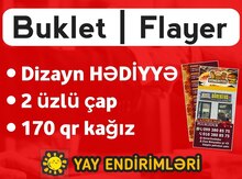 Buklet sifarişi