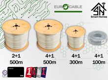 "Eurocable"  CCTV 4+1, CCTV 2+1 kabel 