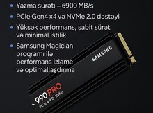Samsung 990 PRO 2TB with heatsink