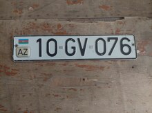 Avtomobil qeydiyyat nişanı - 10-GV-076
