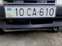 Avtomobil qeydiyyat nişanı - 10-CA-610